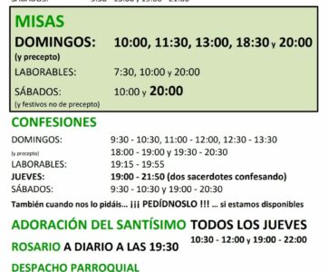 HORARIO 2024-2025