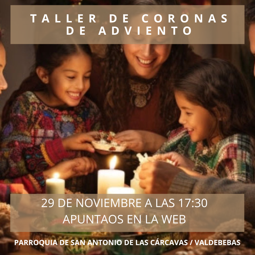 TALLER FAMILIAR DE CORONAS DE ADVIENTO