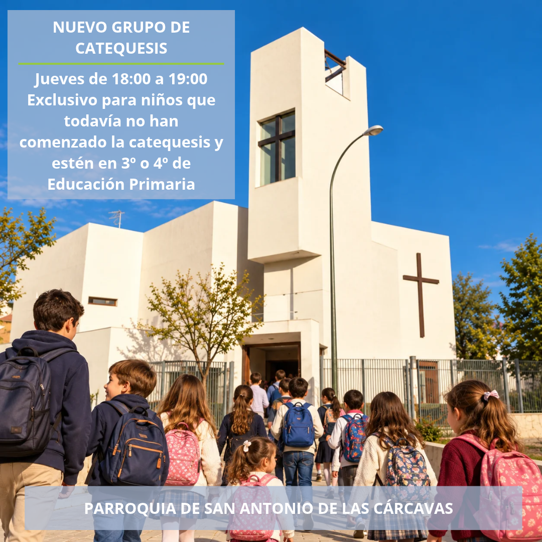Nuevo grupo de catequesis los Jueves